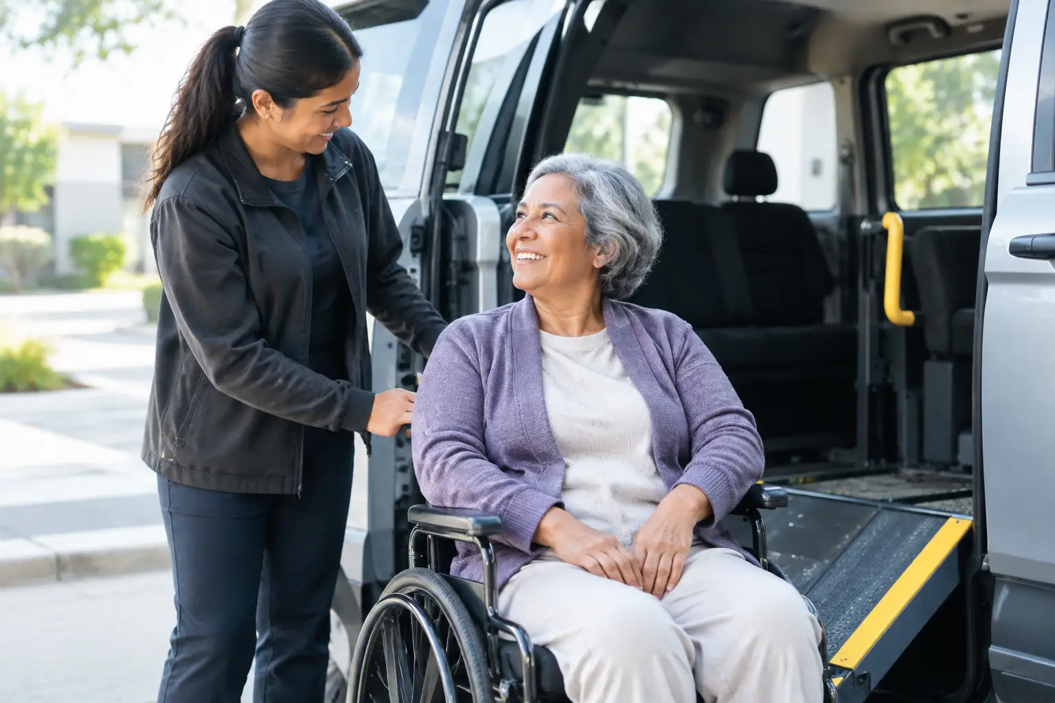 How Caregivers Coordinate Accessible Rides Safely