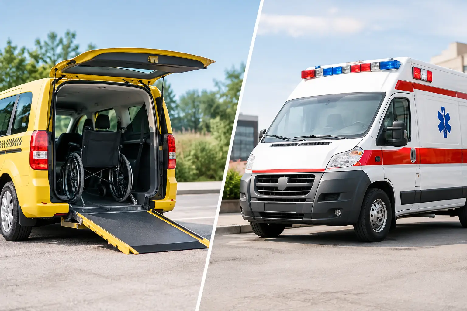 Wheelchair Taxi Versus Ambulance: Which Ride?
