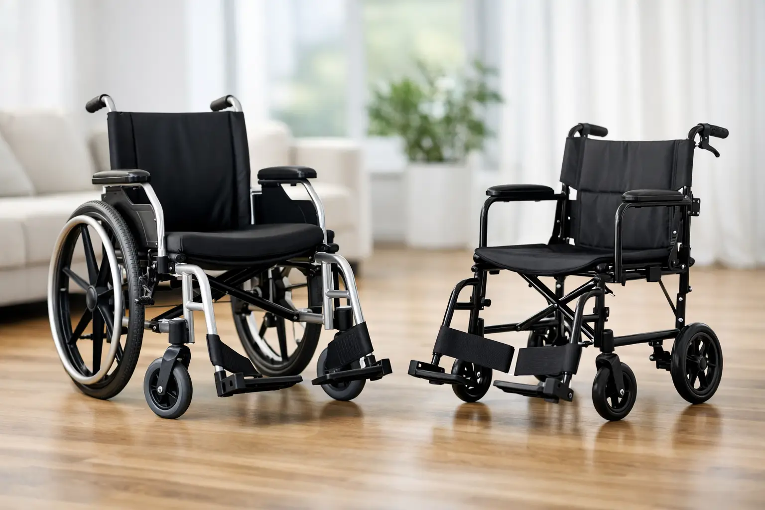 Wheelchair vs. Transport Wheelchair: What's Different?